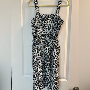 DKNY Dress with White and Light Blue Floral Print